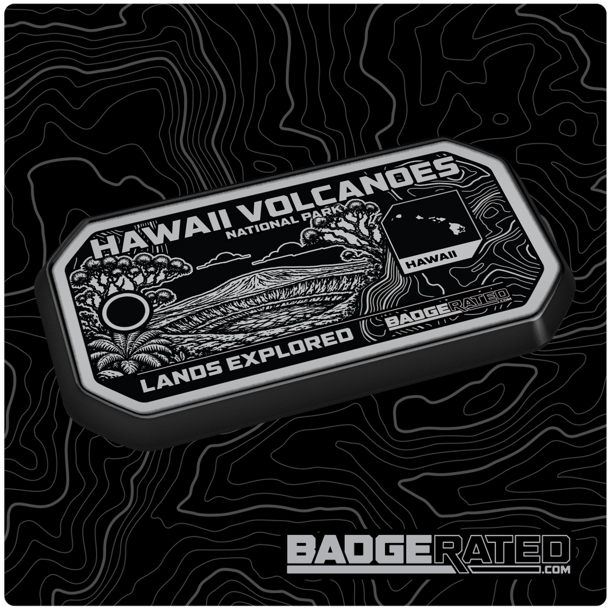 Hawaii Volcanoes National Park Lands Badge (Hawaii)