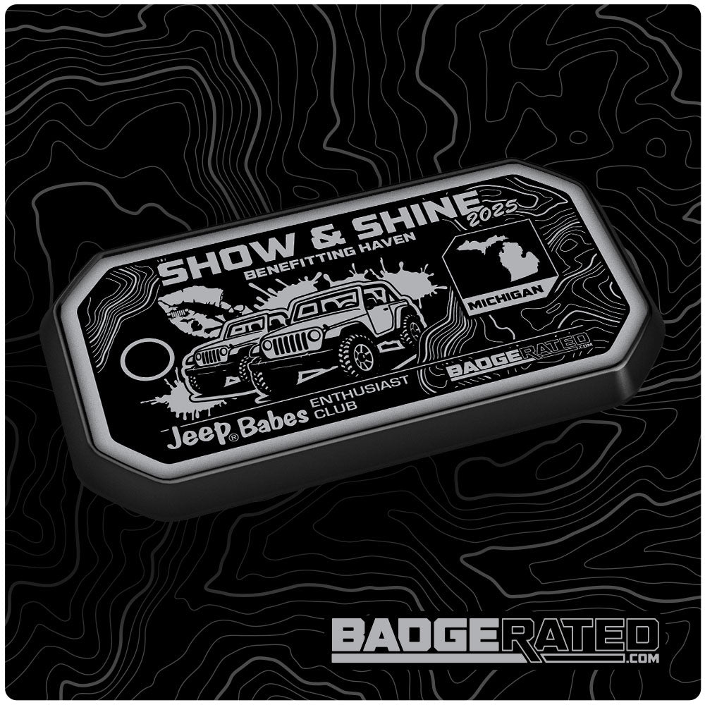 Jp Babes Show & Shine Event Badge 2025 (Michigan)