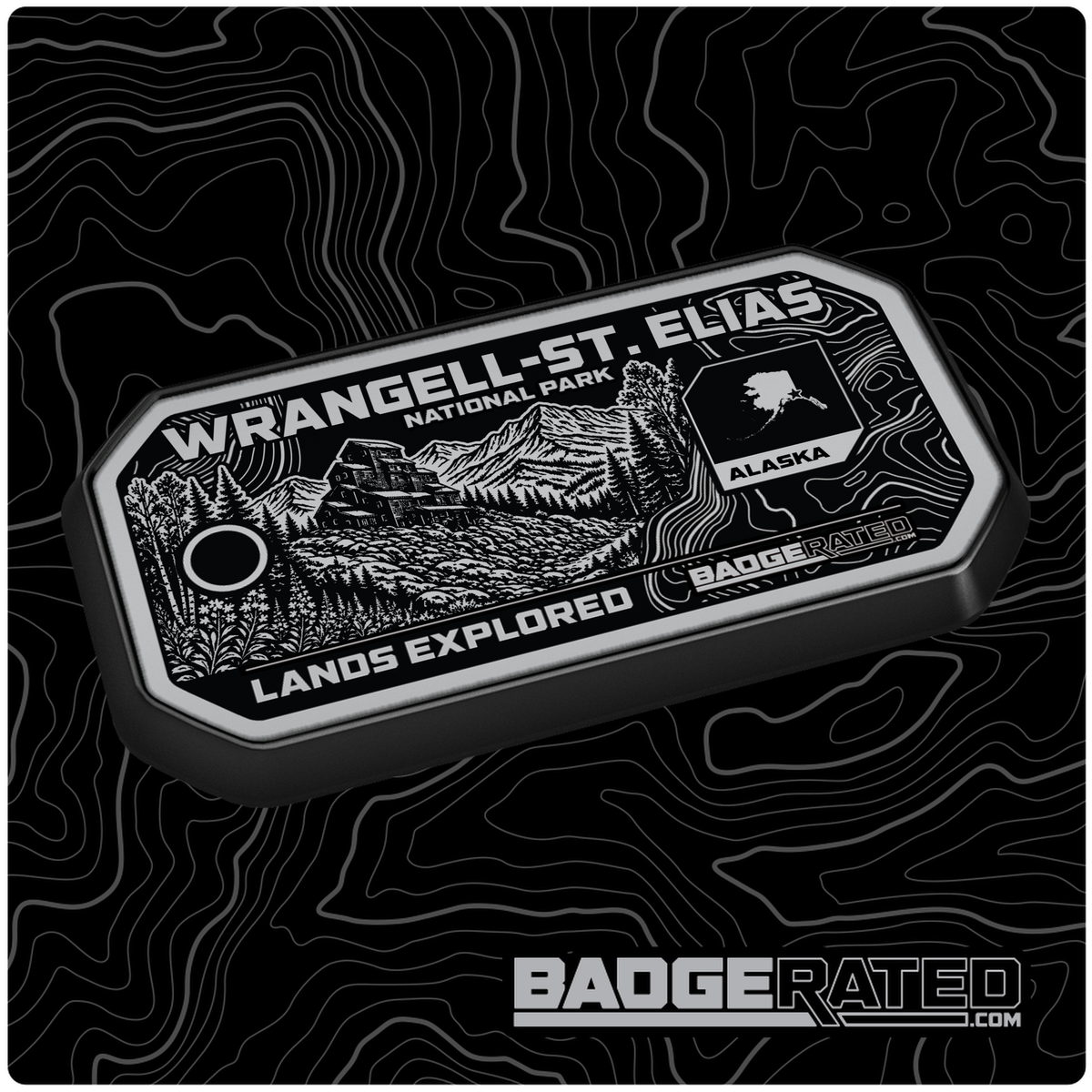 Wrangell-St. Elias National Park Lands Badge (Alaska)