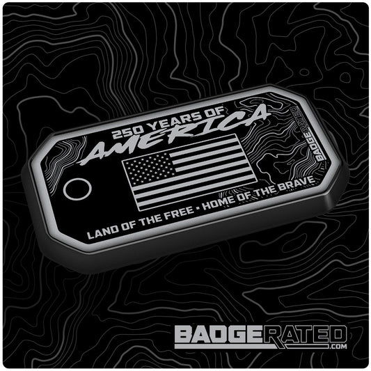 250 Years of America - American Flag Trail Badge