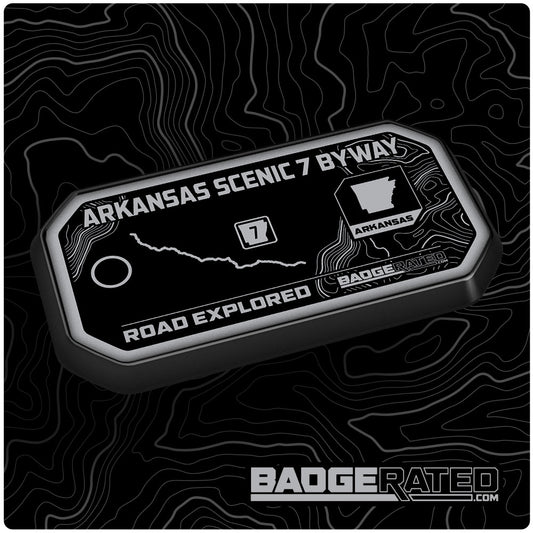 Arkansas Scenic 7 Byway Road Badge (Arkansas)