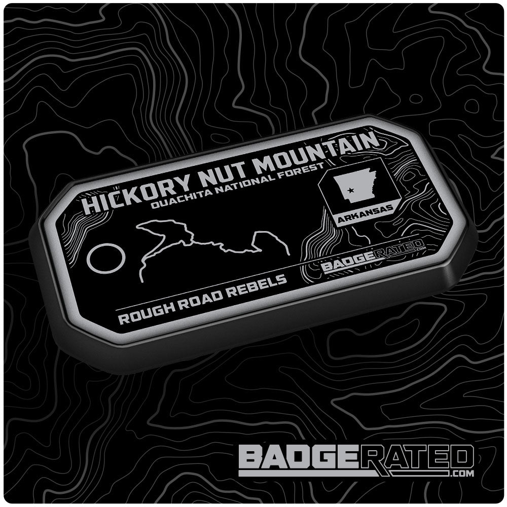 Hickory Nut Mountain Trail Badge - Rough Road Rebels (Ouachita Nat'l Forest, AR)