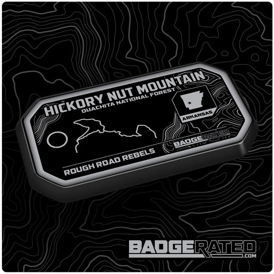 Hickory Nut Mountain Trail Badge - Rough Road Rebels (Ouachita Nat'l Forest, AR)