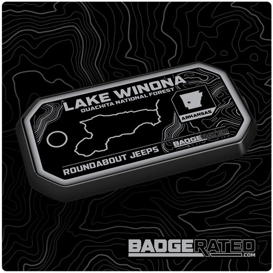 Lake Winona Trail Badge - Roundabout Jps (Ouachita Nat'l Forest, AR)