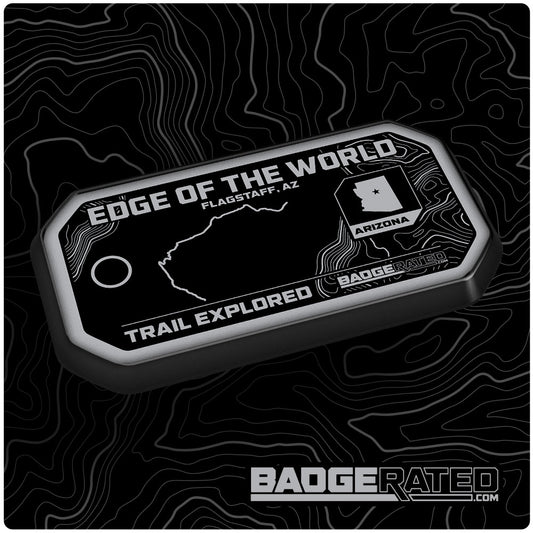Edge of the World Trail Badge (Flagstaff, AZ)