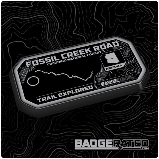 Fossil Creek Road Trail Badge (Coconino National Forest, AZ)