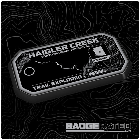 Haigler Creek Trail Badge (Tonto National Forest, CO)