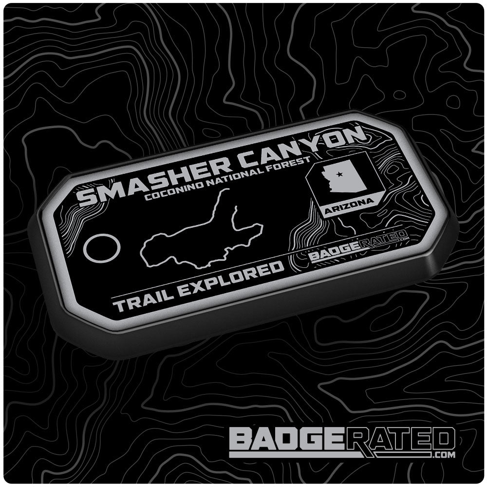Smasher Canyon Trail Badge (Coconino National Forest, AZ)
