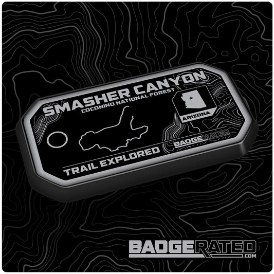 Smasher Canyon Trail Badge (Coconino National Forest, AZ)