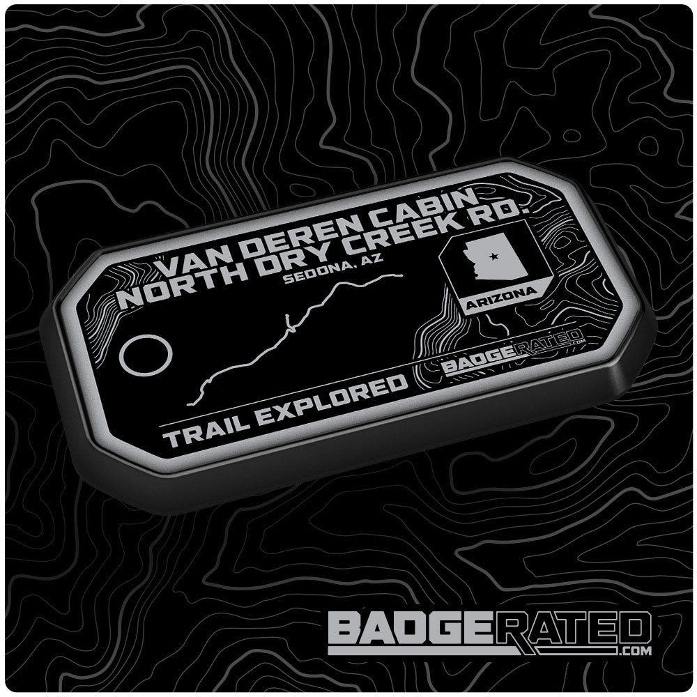 Van Deren Cabin / North Dry Creek Road Trail Badge (Sedona, AZ)