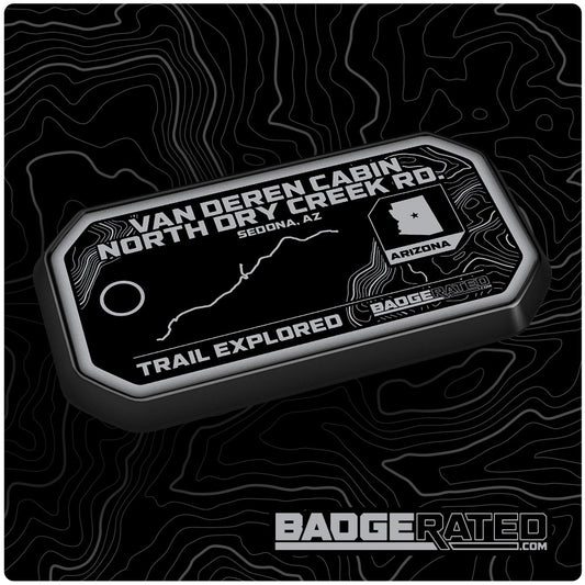 Van Deren Cabin / North Dry Creek Road Trail Badge (Sedona, AZ)