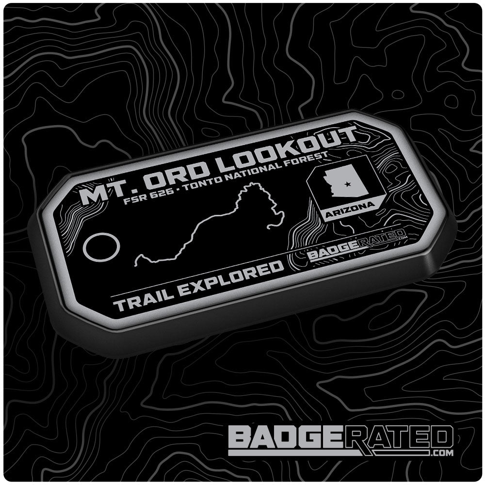 Mt. Old Lookout / FSR626 Trail Badge (Tonto National Forest, AZ)