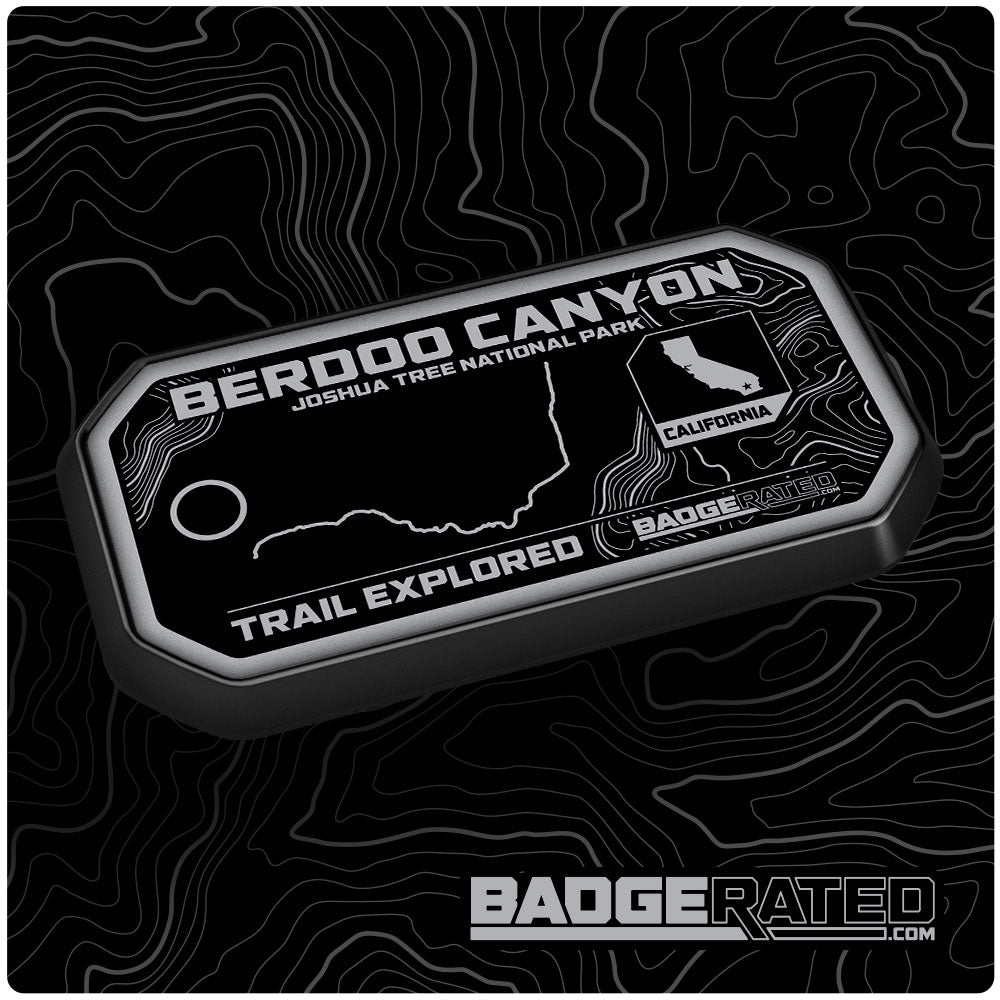 Berdoo Canyon Trail Badge (Joshua Tree National Park, CA)