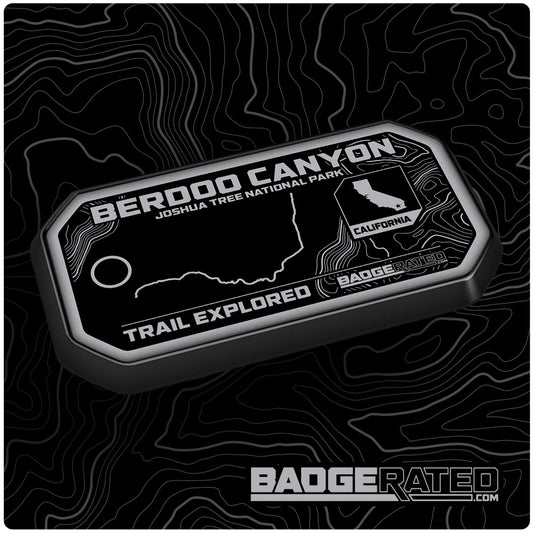 Berdoo Canyon Trail Badge (Joshua Tree National Park, CA)