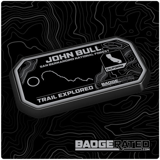 John Bull Trail Badge (San Bernardino National Forest, CA)