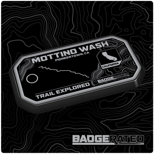 Mottino Wash Trail Badge (Pioneertown, CA)