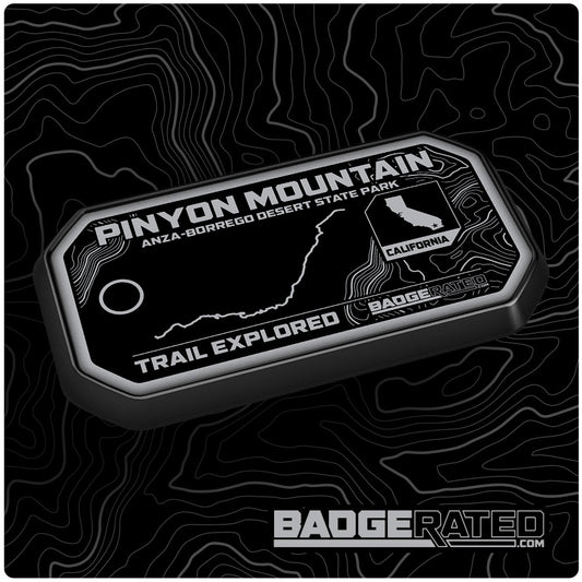 Pinyon Mountain Trail Badge (Anza Borrego Desert State Park, CA)