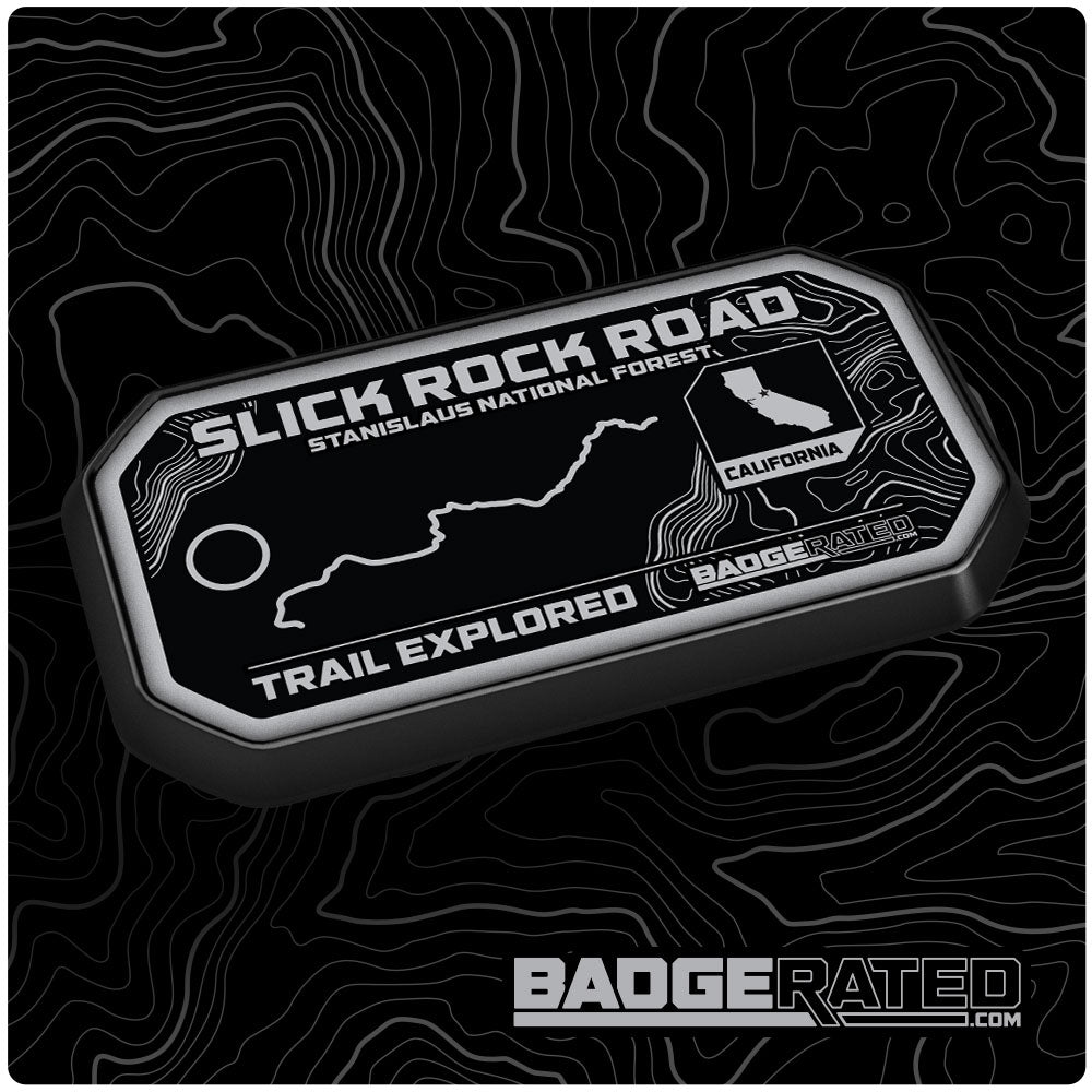 Slick Rock Road Trail Badge (Stanislaus N.F., CA)