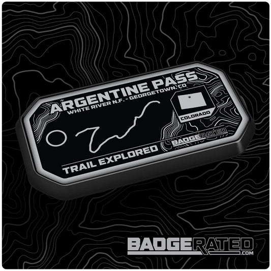 Argentine Pass Trail Badge (Georgetown, CO)