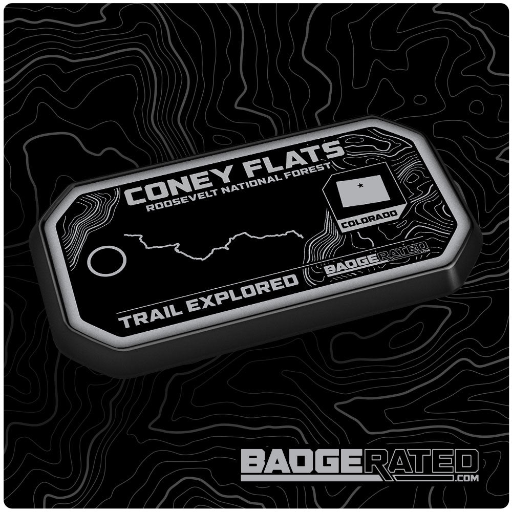 Coney Flats Trail Badge (Roosevelt National Forest, CO)