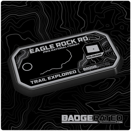 Eagle Rock Rd. Trail badge (Pike National Forest, CO)