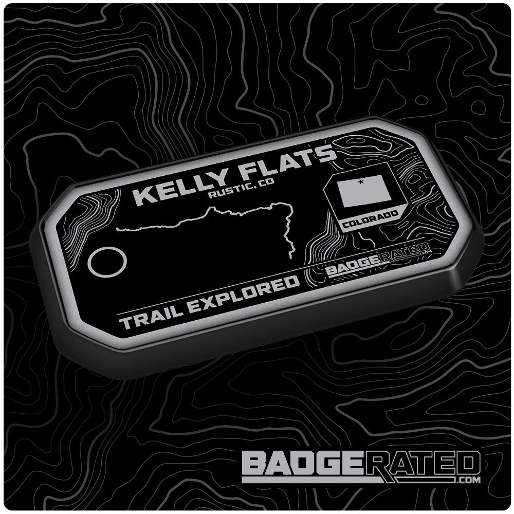 Kelly Flats Trail Badge (Rustic, CO)