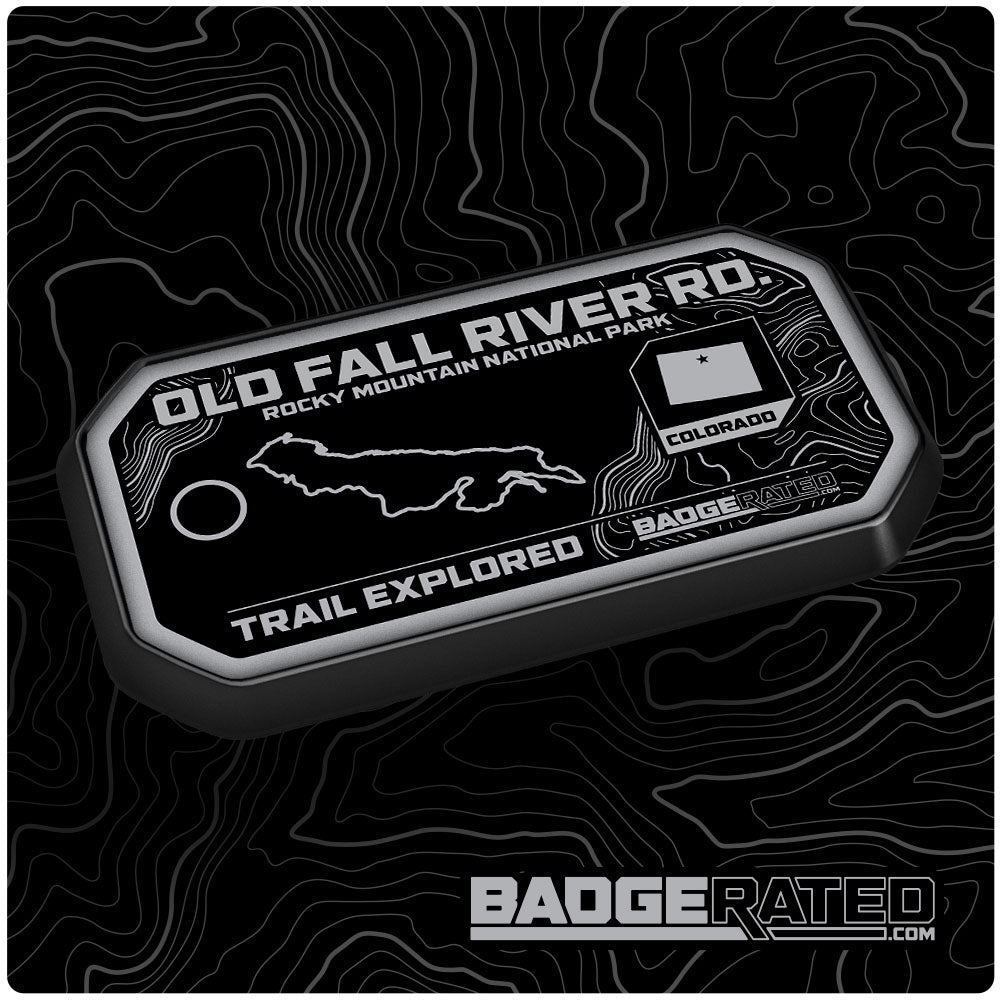 Old Fall River Road Trail Badge (Rocky Mountain National Park, CO)
