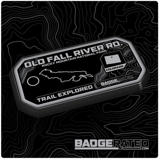 Old Fall River Road Trail Badge (Rocky Mountain National Park, CO)