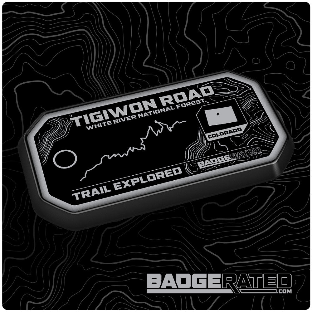 Tigiwon Road Trail Badge (White River National Forest, CO)