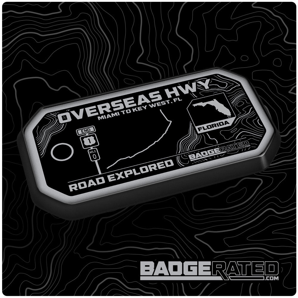 Overseas Hwy Road Badge (Miami to Key West, FL)