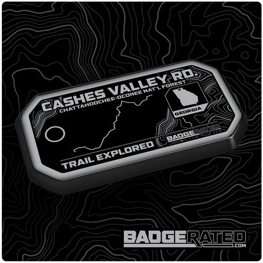 Cashes Valley Rd. Trail Badge (Chattahoochie-Oconee Nat'l Forest, GA)