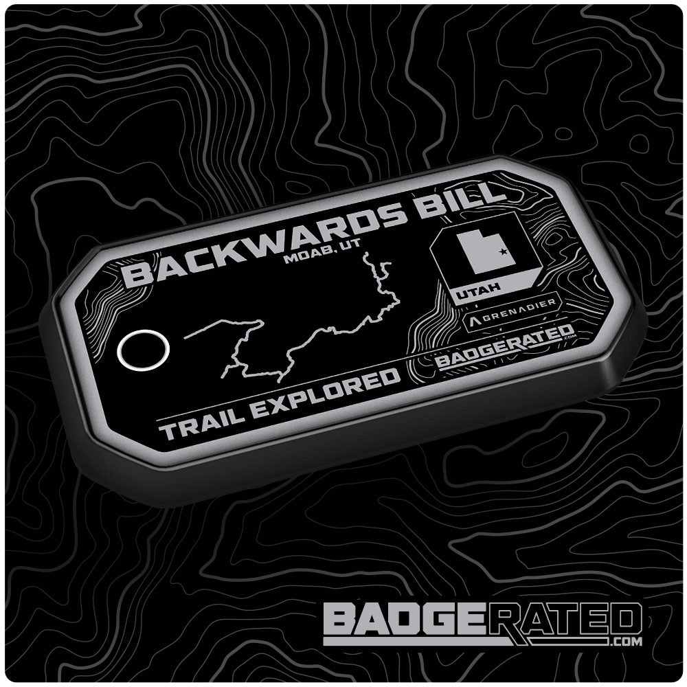 Backwards Bill Trail Badge (Moab, UT) [INEOS GRENADIER]