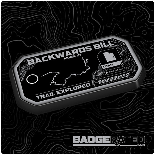 Backwards Bill Trail Badge (Moab, UT) [INEOS GRENADIER]