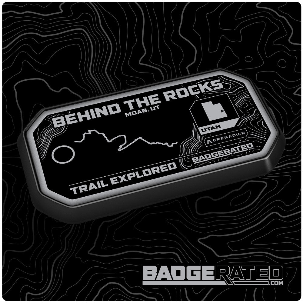 Behind the Rocks Trail Badge (Moab, UT) [INEOS GRENADIER]