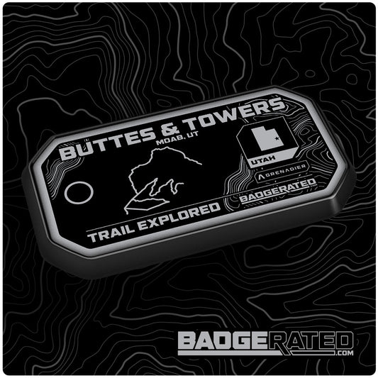Buttes and Towers Trail Badge (Moab, UT) [INEOS GRENADIER]