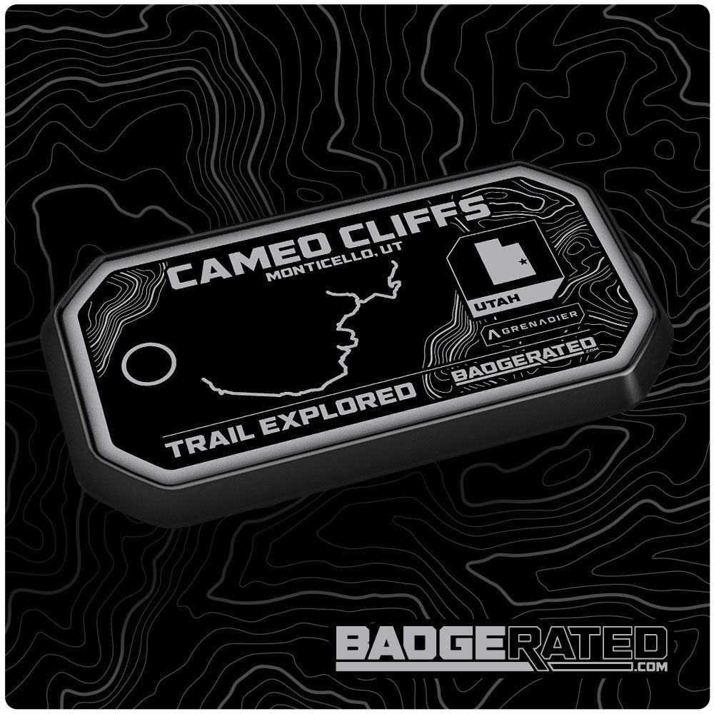 Cameo Cliffs Trail Badge (Monticello, UT) [INEOS GRENADIER]