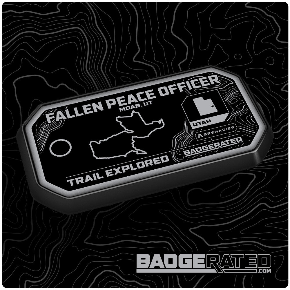 Fallen Peace Officer Trail Badge (Moab, UT) [INEOS GRENADIER]