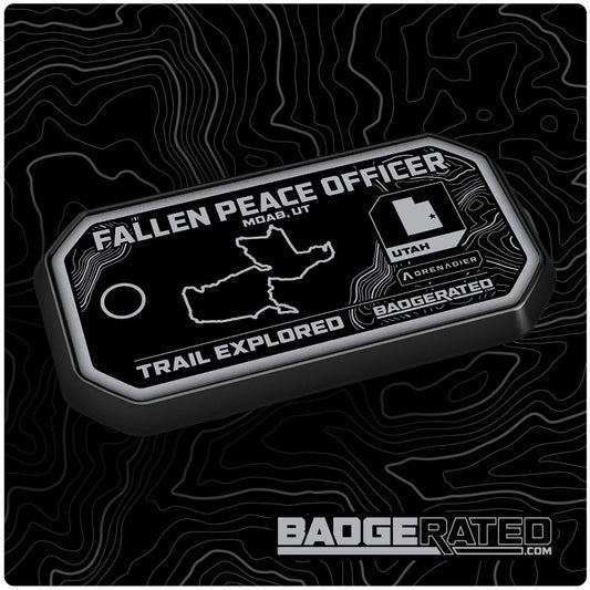 Fallen Peace Officer Trail Badge (Moab, UT) [INEOS GRENADIER]