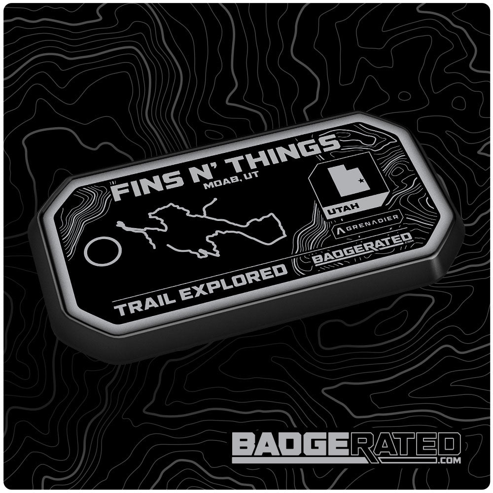 Fins n' Things Trail Badge (Moab, UT) [INEOS GRENADIER]