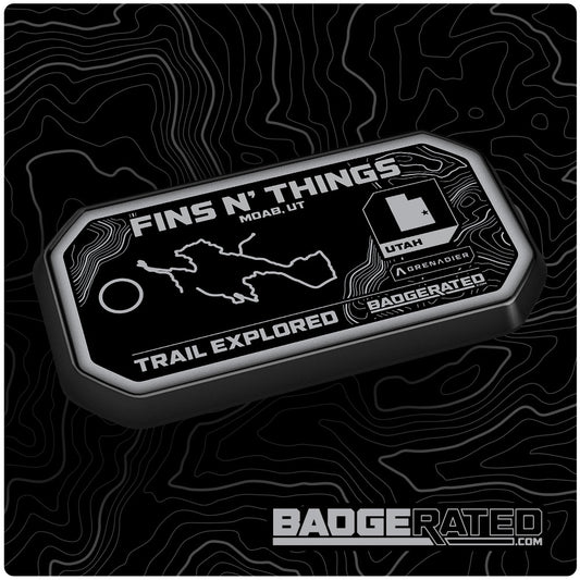 Fins n' Things Trail Badge (Moab, UT) [INEOS GRENADIER]