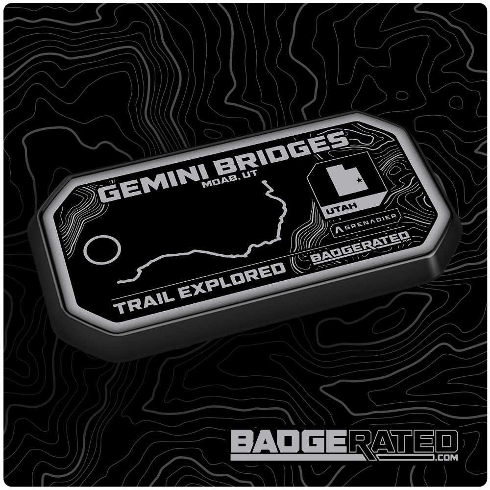Gemini Bridges Trail Badge (Moab, UT) [INEOS GRENADIER]