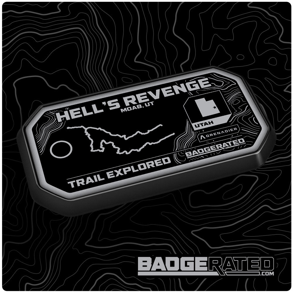 Hell's Revenge Trail Badge (Moab, UT) [INEOS GRENADIER]