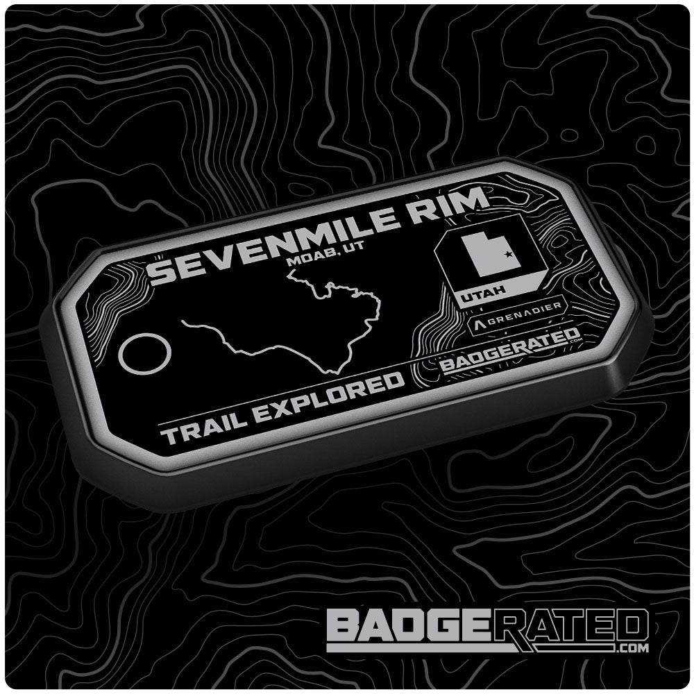 Sevenmile Rim Trail Badge (Moab, UT) [INEOS GRENADIER]