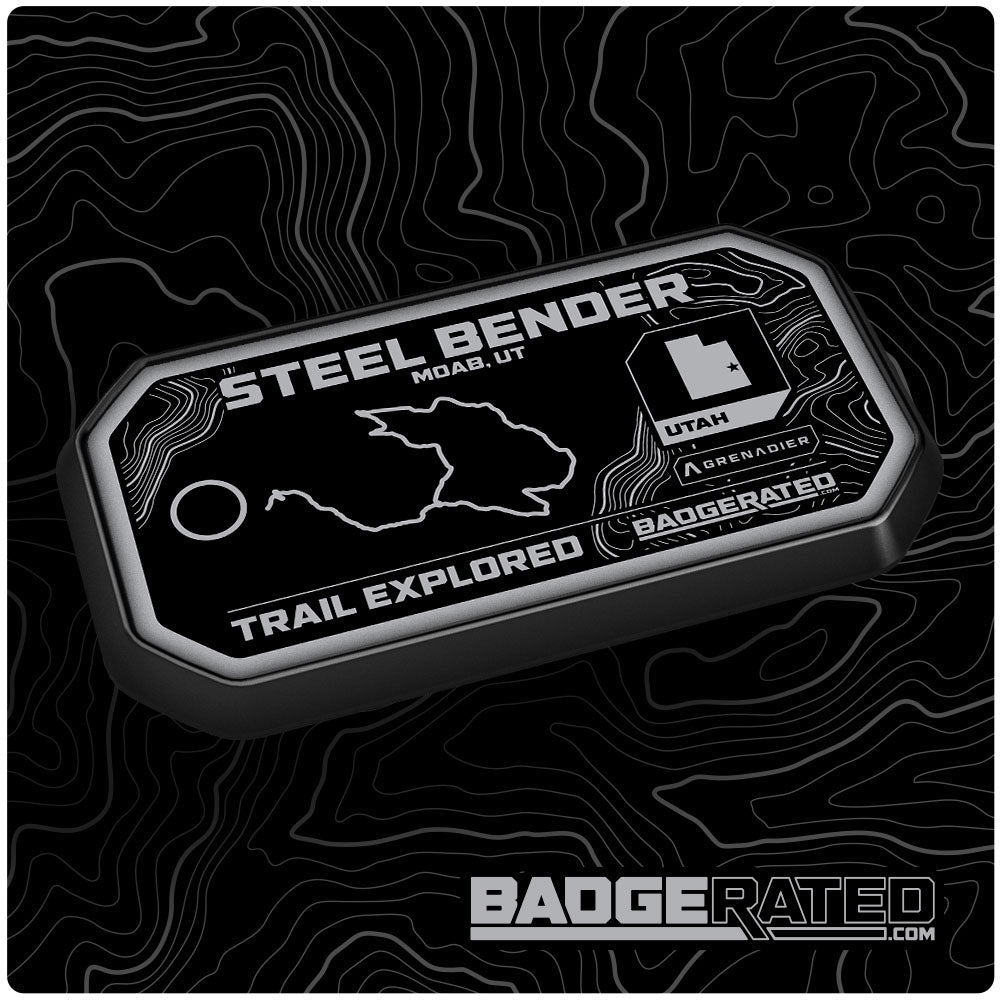 Steel Bender Trail Badge (Moab, UT) [INEOS GRENADIER]
