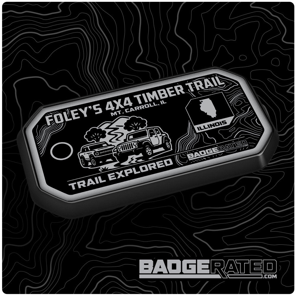 Foley's 4X4 Timber Trail Badge (Mt. Carroll, IL)