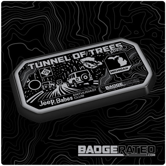 Jp Babes Tunnel of Trees Event Badge 2025 (Michigan)