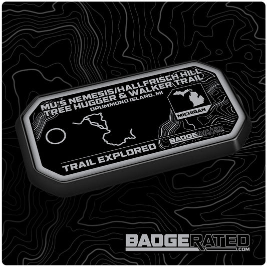 Mu's Nemesis/Hallfrisch Hill, Tree Hugger & Walker Trail (Drummond Island, MI)