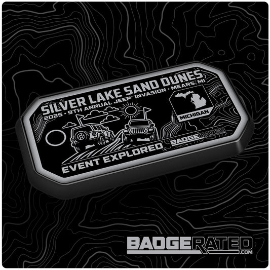 Silver Lake Sand Dunes Invasion Event Badge 2025 (Michigan)