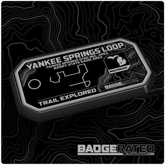 Yankee Springs Loop Trail Badge (Yankee Springs Rec. Area/Barry State Game Area, MI)