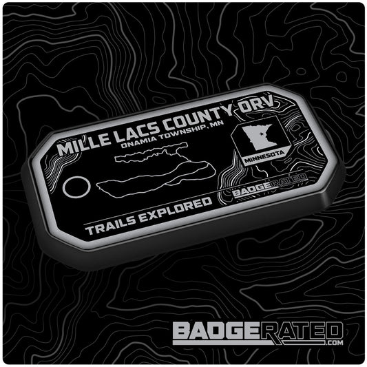 Mille Lacs County ORV Trail Badge (Onamia Township, MN)